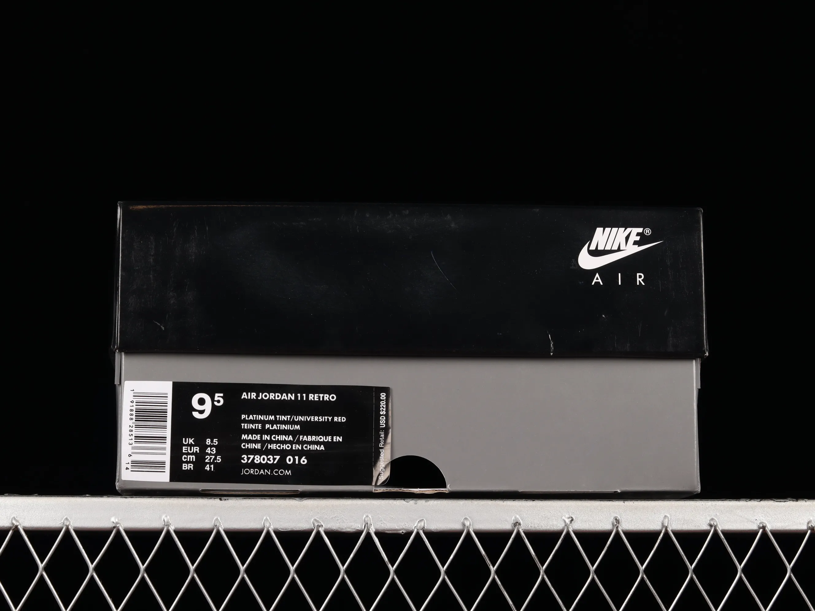 All categories Air Jordan Jordan series basketball shoes Air Jordan 11 F version Air Jordan 11 "Platinum Tint" AJ11 Joe 11 Bugs Bunny 378037-016